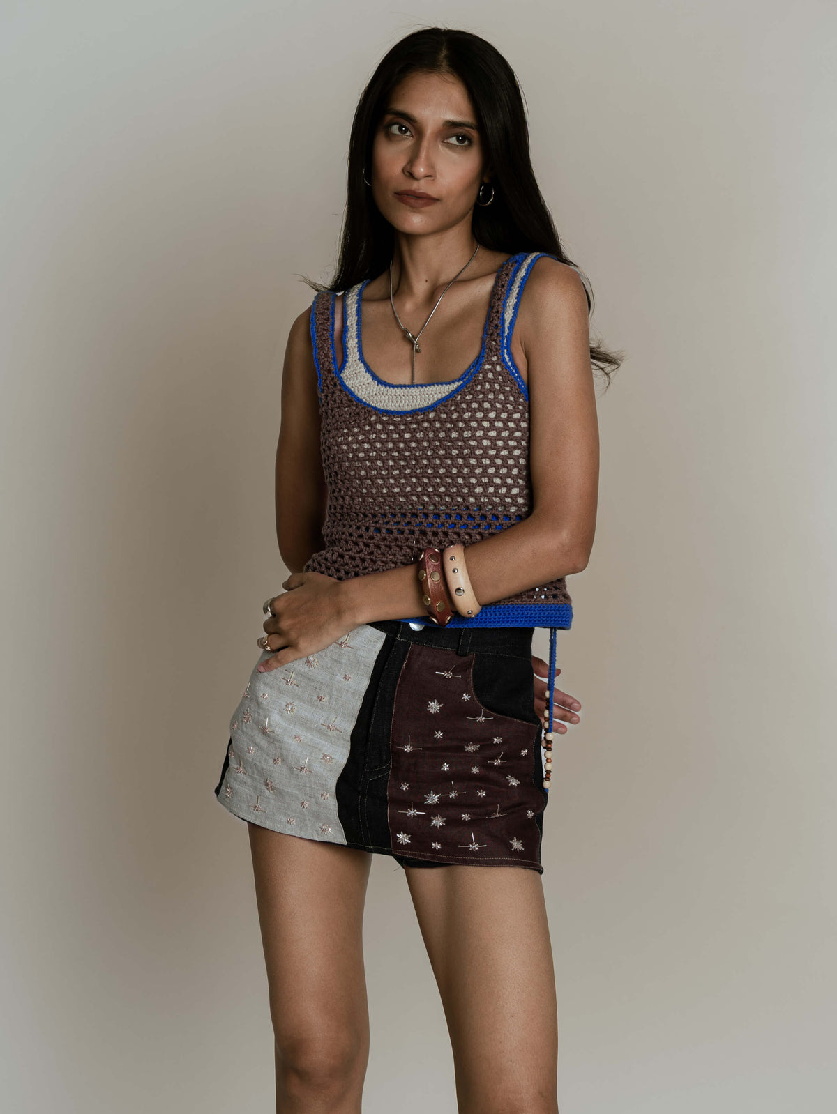 Duet Denim Skirt