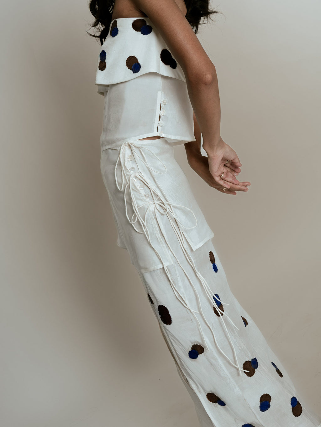Silk tube top